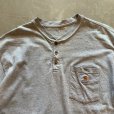 画像3: 【L/XL】carhartt ヘンリーネックTシャツ ライトグレー■アメリカ古着 カーハート ビッグサイズ