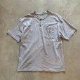 画像1: 【L/XL】carhartt ヘンリーネックTシャツ ライトグレー■アメリカ古着 カーハート ビッグサイズ (1)