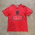 画像1: 【S or Ladies】JUNK FOOD バットマン プリントTシャツ 赤■アメリカ古着 ジャンクフード アメコミ レディース (1)
