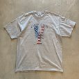 画像1: 【L】90s メキシコ製 Lee ロブスター プリントTシャツ グレー■ビンテージ オールド アメリカ古着 コットン リー 星条旗 国旗 (1)