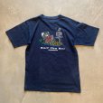 画像2: 【S/M】90s USA製 クリバンキャット プリントTシャツ ネイビー 紺色■ビンテージ オールド アメリカ古着 コットン サーフ ハワイ ネコ 猫