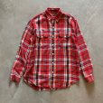 画像1: 【BOYS L(メンズS相当)】Polo Ralph Lauren 長袖ネルシャツ 赤チェック■ビンテージ オールド アメリカ古着 ボーイズ ラルフローレン (1)