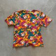 画像7: 【Ladies】西ドイツ製 BLICKLES 総柄 プリントTシャツ オレンジ■ビンテージ オールド レトロ ヨーロッパ古着