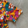 画像5: 【Ladies】西ドイツ製 BLICKLES 総柄 プリントTシャツ オレンジ■ビンテージ オールド レトロ ヨーロッパ古着