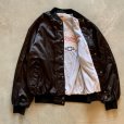画像7: 【XL】80s USA製 シボレー ハートビート 刺繍入り ナイロンサテンジャケット ブラック 黒■ビンテージ オールド アメリカ古着 企業 アメ車