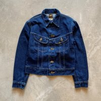 【Boys or Ladies XS】80s USA製 Lee 564-0047 デニムジャケット 濃紺■ビンテージ オールド アメリカ古着 ボーイズ ジージャン リー