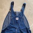 画像7: 【W32】70s USA製 Lee デニム オーバーオール 濃紺■ビンテージ オールド レトロ アメリカ古着 サロペット リー レディース