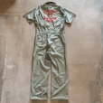 画像2: 【42 W36】70s Walls フリーメイソン シュライン チェーン刺繍 半袖 オールインワン ツナギ■ビンテージ オールド アメリカ古着 秘密結社