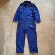 画像1: 【L/XL W40】Powerfix コットンツイル オールインワン ブルー ツートーン■ビンテージ オールド ヨーロッパ古着 ユーロワーク (1)