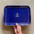 画像6: 【26.3cm×35.0cm】アンカーマーク スチールトレイ ネイビー■ビンテージ アンティーク レトロ アメリカ雑貨 マリン USN No.1