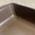 画像8: 【13.6cm×27.5cm×6.7cm】USA製 アンカーホッキング ベーキングパン 茶色■ビンテージ アンティーク アメリカ雑貨 器 ファイヤーキング