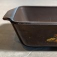 画像2: 【13.6cm×27.5cm×6.7cm】USA製 アンカーホッキング ベーキングパン 茶色■ビンテージ アンティーク アメリカ雑貨 器 ファイヤーキング