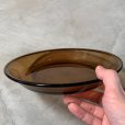 画像4: 【23.4cm】USA製 Fire-King プレート アンバー■ビンテージ アンティーク レトロ アメリカ雑貨 ファイヤーキング 60s/70s