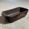 画像5: 【13.6cm×27.5cm×6.7cm】USA製 アンカーホッキング ベーキングパン 茶色■ビンテージ アンティーク アメリカ雑貨 器 ファイヤーキング