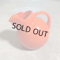 【15.0cm】40s アンカーホッキング レインボーシリーズ ボウルジャグ タンジェリン■ビンテージ アンティーク 雑貨 ファイヤーキング