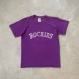 画像1: 【Kids or Ladies】90s USA製 SOFFE ナンバリングプリントTシャツ パープル 紫■ビンテージ アメリカ古着 キッズ レディース シングル (1)