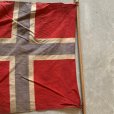 画像8: 【29cm×41cm】ノルウェー国旗 フラッグ■ビンテージ アンティーク 北欧雑貨 インテリア 店舗什器 40s-50s