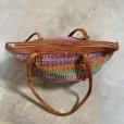 画像3: 【33cm×43cm】UNKNOWN サイザル トートバッグ ボーダー■ビンテージ オールド アメリカ古着 かごバッグ メキシカン