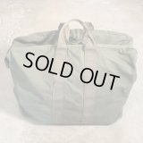 【47cm×58cm】80s 米軍実物 フライヤーズキットバッグ■ビンテージ オールド アメリカ古着 ミリタリー コットン アビエイター No.3