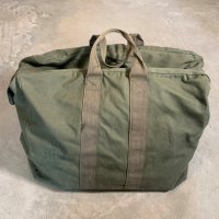 【47cm×58cm】80s 米軍実物 フライヤーズキットバッグ■ビンテージ オールド アメリカ古着 ミリタリー コットン アビエイター No.3