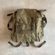 画像1: 【45cm×45cm】イタリア軍 キャンバス地 バックパック リュック■ビンテージ オールド ヨーロッパ古着 ユーロミリタリー No.1 (1)
