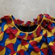 画像2: 【Ladies】アフリカンバティック 長袖チュニック 総柄■ビンテージ レトロ アメリカ古着 レディース エスニック ビッグサイズ 衣装