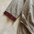 画像5: 【Ladies】インド製 コットン 刺繍ワンピース チュニック グレー■ビンテージ レトロ アメリカ古着 花柄 レディース エスニック