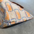 画像6: 【31cm×63cm】USA製 AIR-TEX キャンバス トートバッグ 総柄■ビンテージ オールド アメリカ古着 プリント入り 旅行鞄