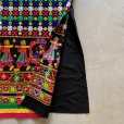 画像7: 【Ladies】インド コットン 刺繍 ミラーワーク ワンピース チュニック 黒■ビンテージ レトロ アメリカ古着 レディース エスニック