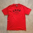 画像1: 【L】2000s CBGB プリントTシャツ レッド 赤■ビンテージ オールド アメリカ古着 ニューヨークパンク バンドT ラモーンズ (1)
