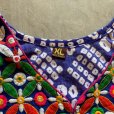 画像4: 【Ladies】インド パンジャビドレス クルタ ワンピース 青 刺繍■ビンテージ レトロ アメリカ古着 レディース アジアン エスニック