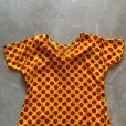 画像2: 【Ladies】UNKNOWN エスニック ワンピース ドット 黄色 刺繍■ビンテージ レトロ アメリカ古着 レディース アジアン クルタ インド