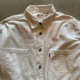 画像2: 【L(XL/XXL相当)】Levi's 長袖シャツ ホワイト 白無地■オールド アメリカ古着 リーバイス 赤タブ 白シャツ ビッグサイズ