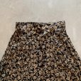 画像3: 【W28〜W30】USA製 Jay Peters レーヨン プリーツ ロングスカート 黒 花柄■ビンテージ オールド レトロ アメリカ古着 レディース