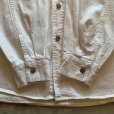画像6: 【L(XL/XXL相当)】Levi's 長袖シャツ ホワイト 白無地■オールド アメリカ古着 リーバイス 赤タブ 白シャツ ビッグサイズ