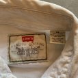 画像4: 【M/L】Levi's 長袖シャツ ホワイト 白無地■ビンテージ オールド アメリカ古着 リーバイス 2000s Y2K 赤タブ 白シャツ