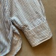 画像5: 【M】50s-60s UTICA マチ付き 長袖シャツ 青白ストライプ■ビンテージ オールド レトロ アメリカ古着 オールコットン
