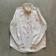 画像7: 【M/L】Levi's 長袖シャツ ホワイト 白無地■ビンテージ オールド アメリカ古着 リーバイス 2000s Y2K 赤タブ 白シャツ