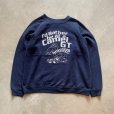 画像1: 【M/L】80s-90s Hanes CAMEL キャメル プリントスウェット ネイビー■ビンテージ アメリカ古着 レーシング ラグラン トレーナー (1)