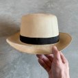 画像5: 【57cm】JAPAN VINTAGE「BEST GRASS」パナマハット■ビンテージ アンティーク オールド 大正 昭和レトロ 古着 麦わら帽子