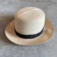 画像1: 【57cm】JAPAN VINTAGE「BEST GRASS」パナマハット■ビンテージ アンティーク オールド 大正 昭和レトロ 古着 麦わら帽子 (1)