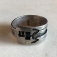 画像1: 【21号】ナバホ族 イェイビチェイ オーバーレイ シルバーリング■ビンテージ アンティーク 指輪 アクセサリー インディアンジュエリー (1)