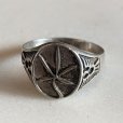 画像2: 【22号】925刻印 マリファナモチーフ シルバーリング■ビンテージ アンティーク ジュエリー 指輪 アクセサリー サンダーバード No.2