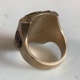 画像4: 【23号】50s メキシカンリング バイカーリング ホースシュー■ビンテージ アンティーク 指輪 アクセサリー ブラス 馬 馬蹄 蹄鉄