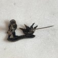 画像7: 【2.3cm×3.1cm】925刻印 メキシコ製 シルバーピンズ■ビンテージ アンティーク ピンバッチ ブローチ メキシカン ソンブレロ