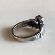 画像4: 【11号】STERLING刻印 クラダリング シルバーリング■ビンテージ アンティーク 指輪 アクセサリー アイルランド ケルト ピンキー