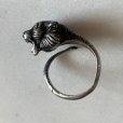 画像7: 【14〜15号】タイガーモチーフ シルバーリング■ビンテージ アンティーク 指輪 アクセサリー 動物 ライオン