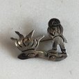 画像1: 【2.3cm×3.1cm】925刻印 メキシコ製 シルバーピンズ■ビンテージ アンティーク ピンバッチ ブローチ メキシカン ソンブレロ (1)