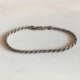 画像1: 【19.6cm】ITALY刻印 チェーン シルバーブレスレット■ビンテージ アンティーク アクセサリー レトロ イタリア製 925刻印 (1)