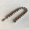 画像6: 【18.0cm】ITALY刻印 925 ボールチェーン シルバーブレスレット■ビンテージ アンティーク アクセサリー レトロ イタリア製 ヨーロッパ